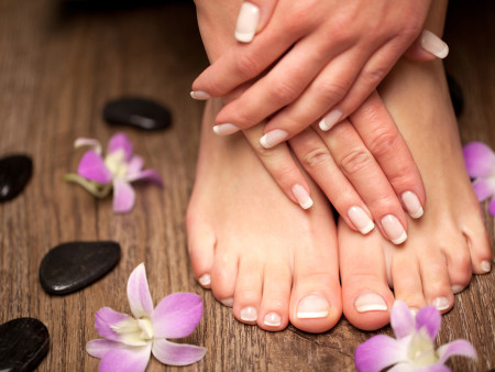 Luxe pedicure + Gellak