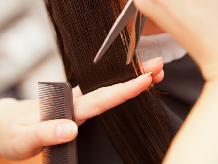 Snit & brushing lang haar